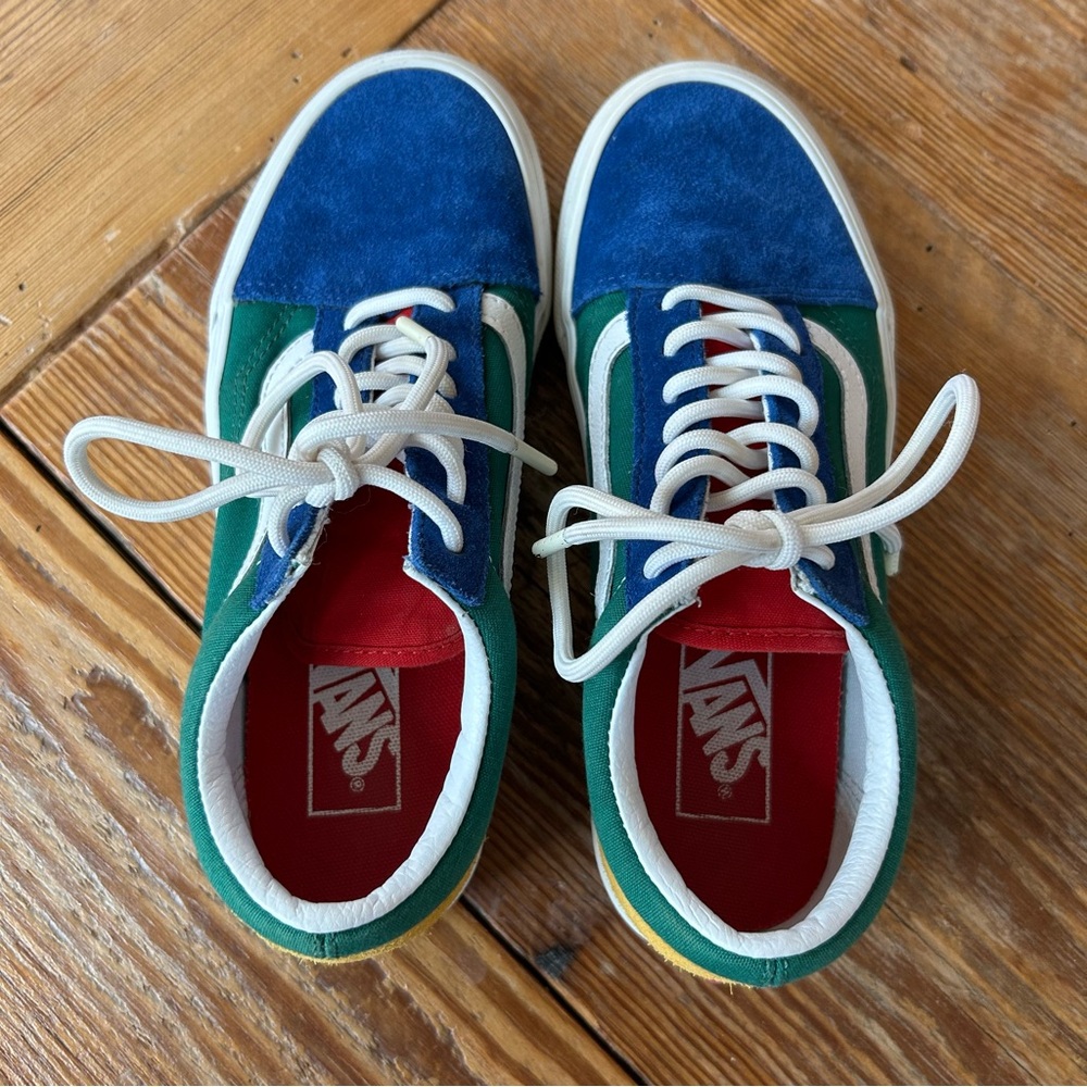 VANS Old Skool Yacht Club Suede Canvas Shoes VN0A38G1R1Q - Picture 6 of 14
